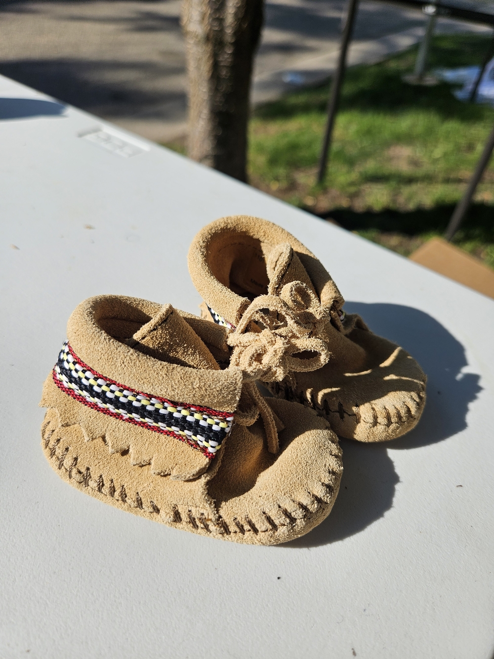 Baby Minnetonka Suede Moccasin Shoes
